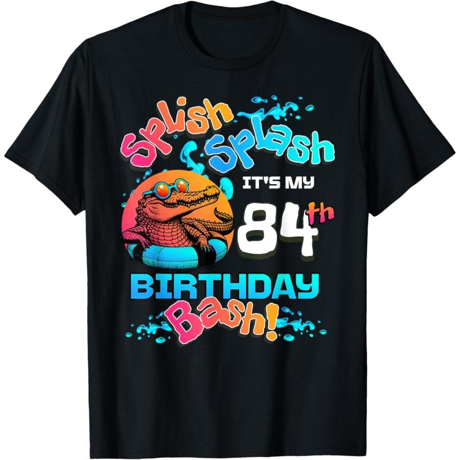 84th Birthday Bash Crocodile Alligator Themed Pool Party T-Shirt(1) XXXXXL чорний
84th Birthday Bash Crocodile Alligator Themed Pool Party T-Shirt(1) XXXXXL чорний