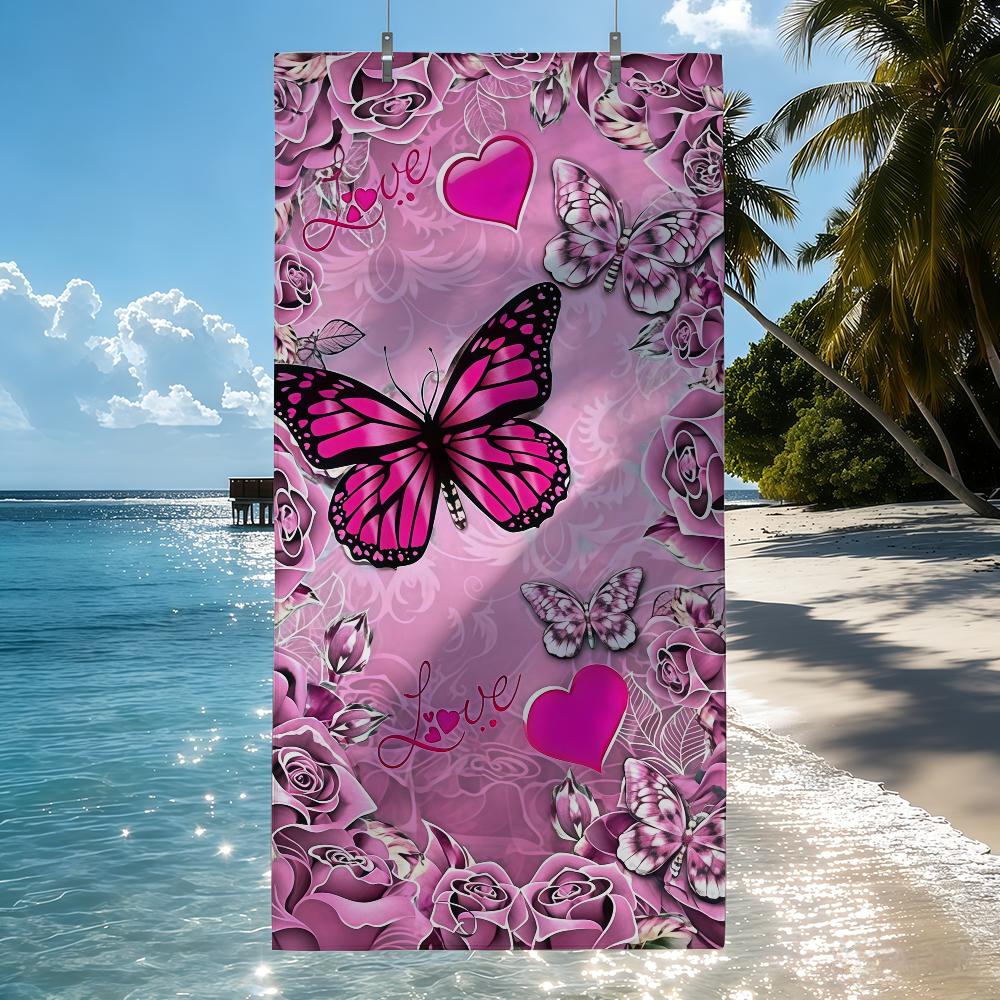 Red Butterfly Towel Quick Drying Beach Towels Are Suitable For Swimming Pools Camping Yoga And The Gym W30*H60(CM)
Red Butterfly Towel Quick Drying Beach Towels Are Suitable For Swimming Pools Camping Yoga And The Gym W30*H60(CM)