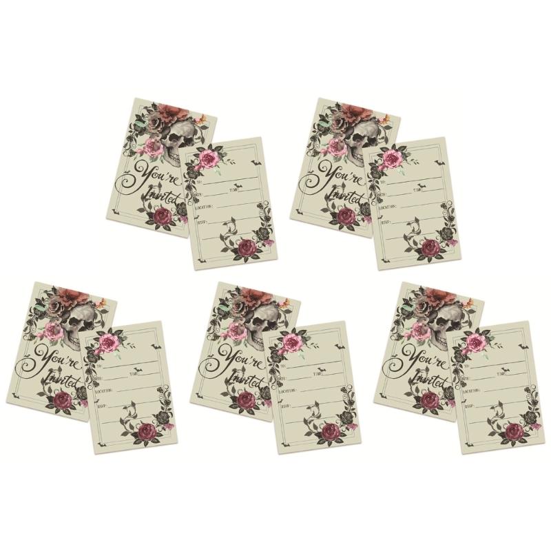 10Pieces Halloween Invitations Card 4x5Inch Party Invitation Halloween Greeting Cards For Halloween Holiday Supplies
10Pieces Halloween Invitations Card 4x5Inch Party Invitation Halloween Greeting Cards For Halloween Holiday Supplies