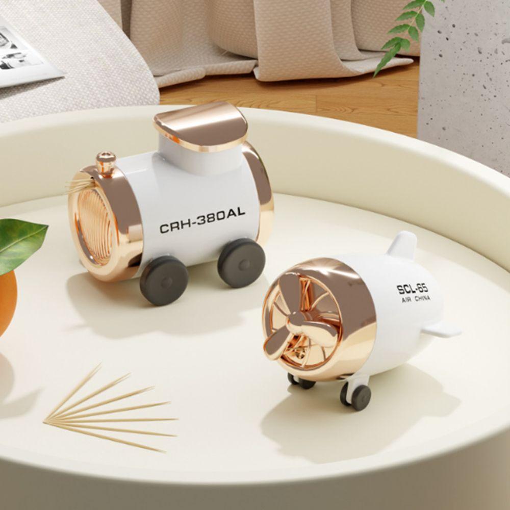 Cartoon Automatic Toothpick Can Cute Train Toothpick Can Portable Toothpick Box Ornament Hotel Style 6
Cartoon Automatic Toothpick Can Cute Train Toothpick Can Portable Toothpick Box Ornament Hotel Style 6
