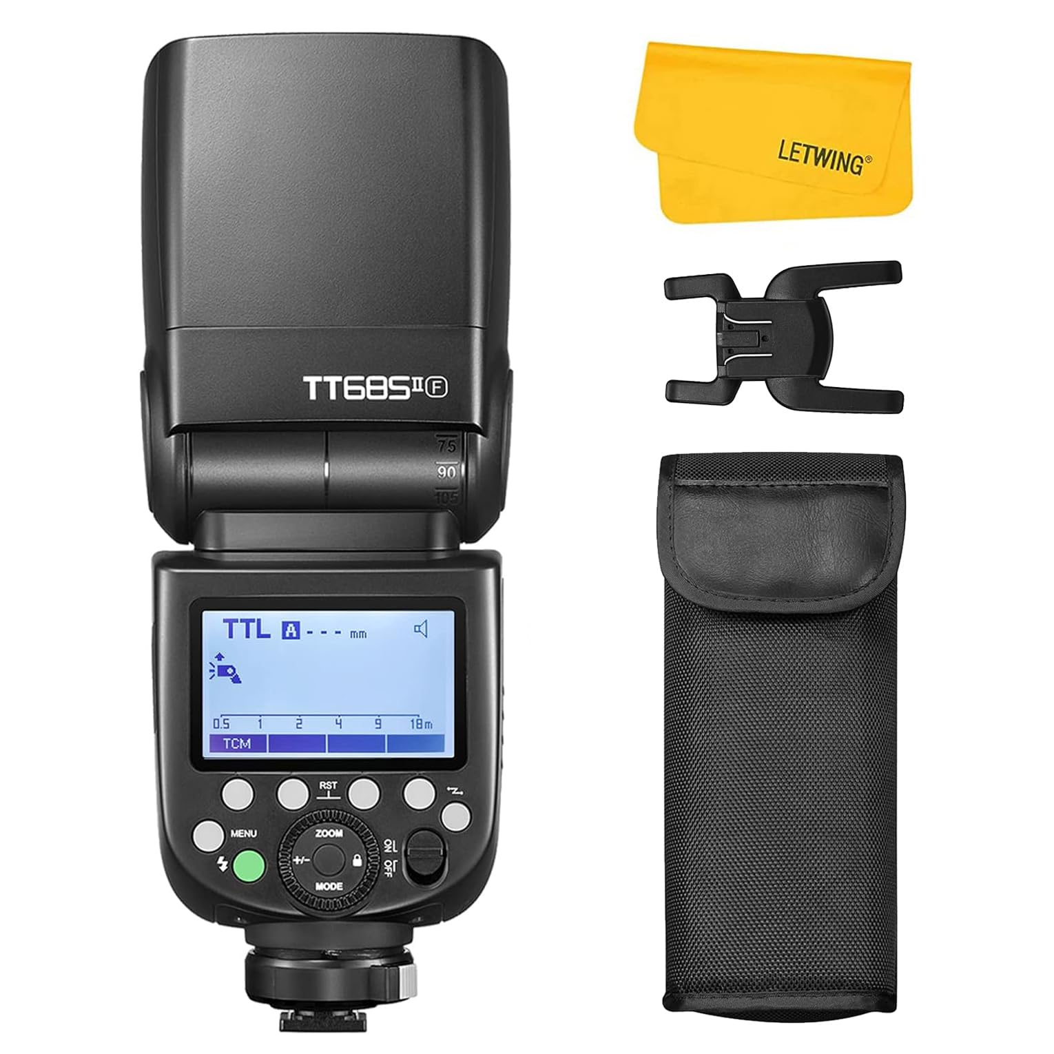 GODOX TT685FII Camera Strobe Flash TTL HSS Wireless Transmission Speedlight Flash Compatible with Fuji Camera TT685II-F 1/8000s 2.4G
GODOX TT685FII Camera Strobe Flash TTL HSS Wireless Transmission Speedlight Flash Compatible with Fuji Camera TT685II-F 1/8000s 2.4G