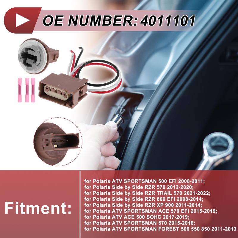 X Autohaux Tail Light Socket Wiring for Polaris ATV SPORTSMAN 500 EFI 2008-2011 No.4011101
X Autohaux Tail Light Socket Wiring for Polaris ATV SPORTSMAN 500 EFI 2008-2011 No.4011101