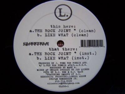 12inch Record L. - Rock Joint / Like What CL2501 CLIENTELE US Rap & Hip-Hop/R&B Used
12inch Record L. - Rock Joint / Like What CL2501 CLIENTELE US Rap & Hip-Hop/R&B Used