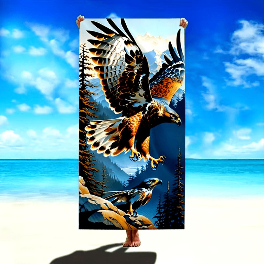 Eagle Mountain Forest Beach Towel Quick Dry Microfiber Sand Free Absorbent Lightweight Washable for Summer Pool Travel Vacation W30*H60(CM)
Eagle Mountain Forest Beach Towel Quick Dry Microfiber Sand Free Absorbent Lightweight Washable for Summer Pool Travel Vacation W30*H60(CM)