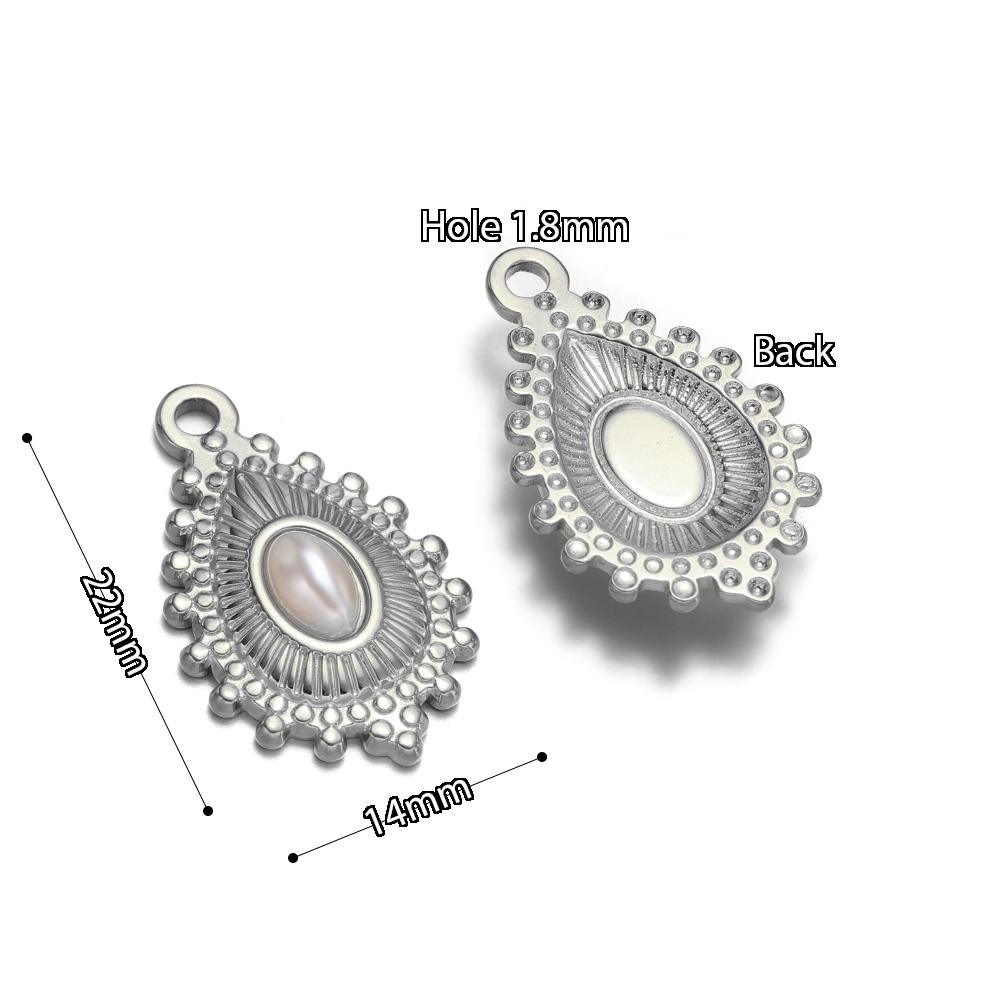 5pcs Stainless Steel Imitation Pearl Lock Heart Sun Necklace Charms Earring DIY Women Bracelet Jewelry Making Supplies Wholesale
5pcs Stainless Steel Imitation Pearl Lock Heart Sun Necklace Charms Earring DIY Women Bracelet Jewelry Making Supplies Wholesale