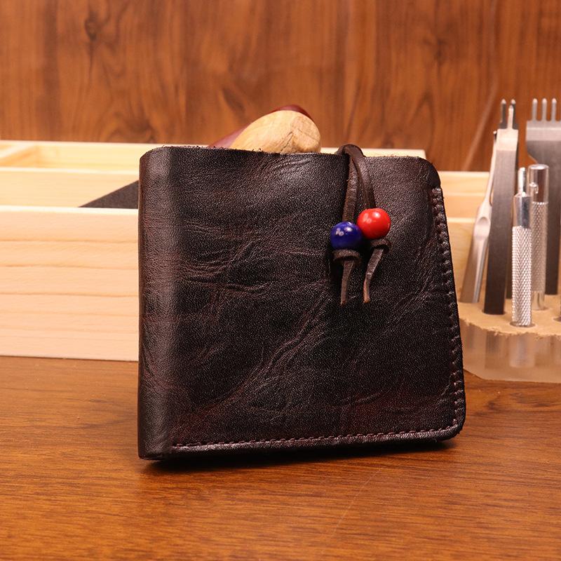 New Hand Polished Vegetable Tanned Leather Wallet for Men, Vintage Vintage Vintage Vintage, Large Banknote, Cowhide Wallet, Card Bag, Coin Bag темно-коричневого кольору
New Hand Polished Vegetable Tanned Leather Wallet for Men, Vintage Vintage Vintage Vintage, Large Banknote, Cowhide Wallet, Card Bag, Coin Bag темно-коричневого кольору