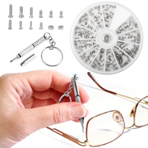 Набор из 120 винтов для очков с маленькой отверткой, инструмент для обслуживания для ремонта часов, ремонта очков, набор винтов для дужек линз, коробка для домашнего обслуживания
Набор из 120 винтов для очков с маленькой отверткой, инструмент для обслуживания для ремонта часов, ремонта очков, набор винтов для дужек линз, коробка для домашнего обслуживания