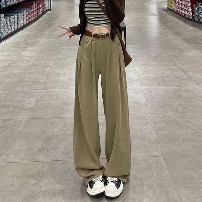 Cement gray American straight jeans women s spring 2025 new retro high-waisted thin and drape wide-leg pants 2XL хакі
Cement gray American straight jeans women s spring 2025 new retro high-waisted thin and drape wide-leg pants 2XL хакі