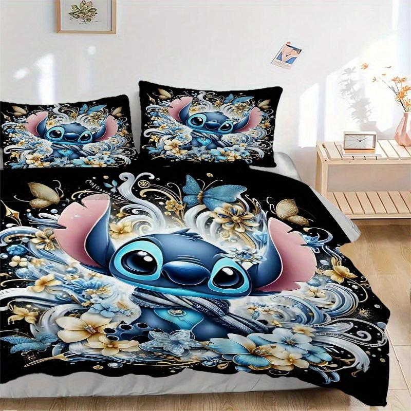 3pcs Adorable Stitch Printed Quilt Set - Includes 1 Quilt Cover and 2 Pillowcases, Machine Washable - Suitable for All Seasons.B002 135x200cm
3pcs Adorable Stitch Printed Quilt Set - Includes 1 Quilt Cover and 2 Pillowcases, Machine Washable - Suitable for All Seasons.B002 135x200cm