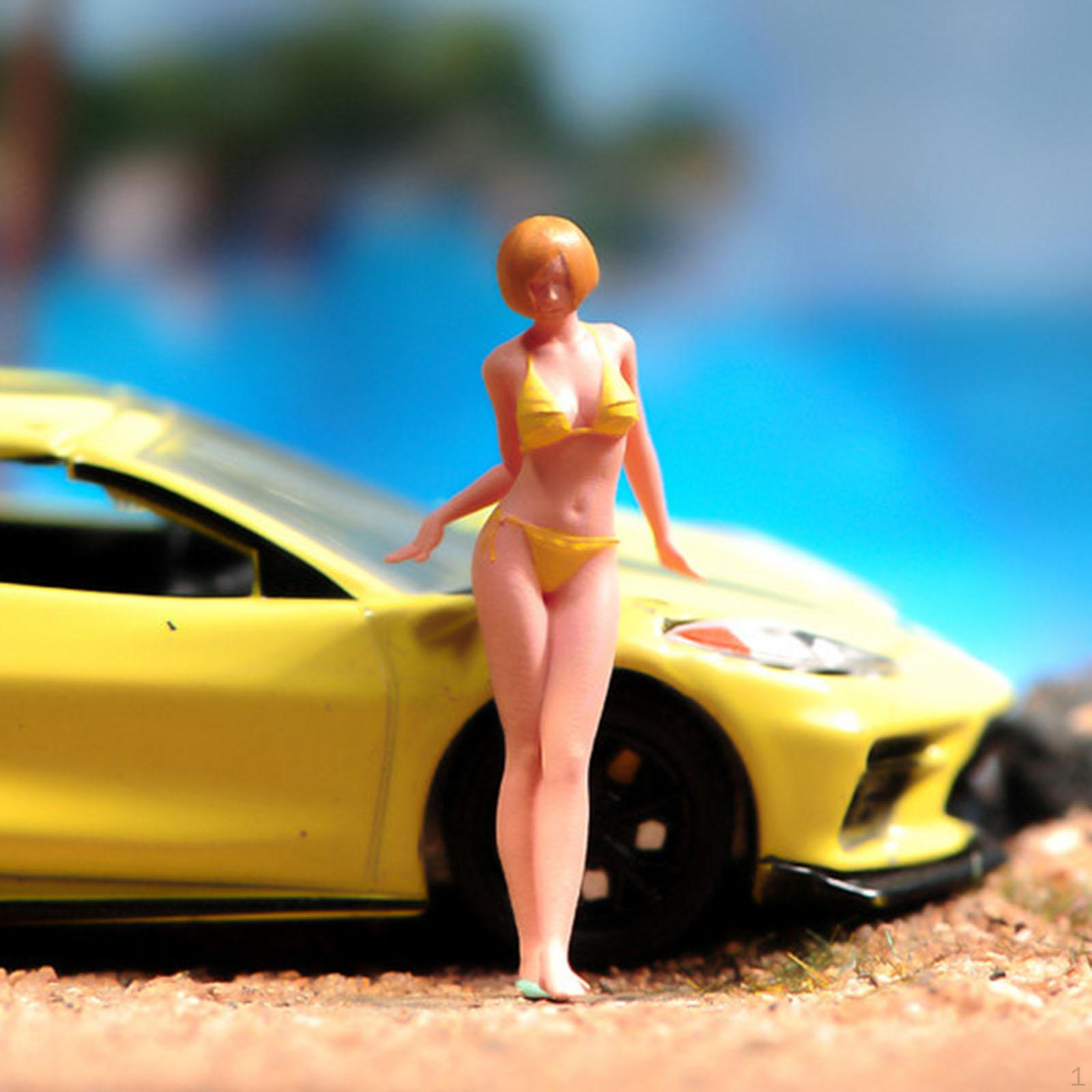 1/64 Bikini Woman Miniature Figure Mini Model Collectibles Tiny Trains Architectural Models жёлтый
1/64 Bikini Woman Miniature Figure Mini Model Collectibles Tiny Trains Architectural Models жёлтый