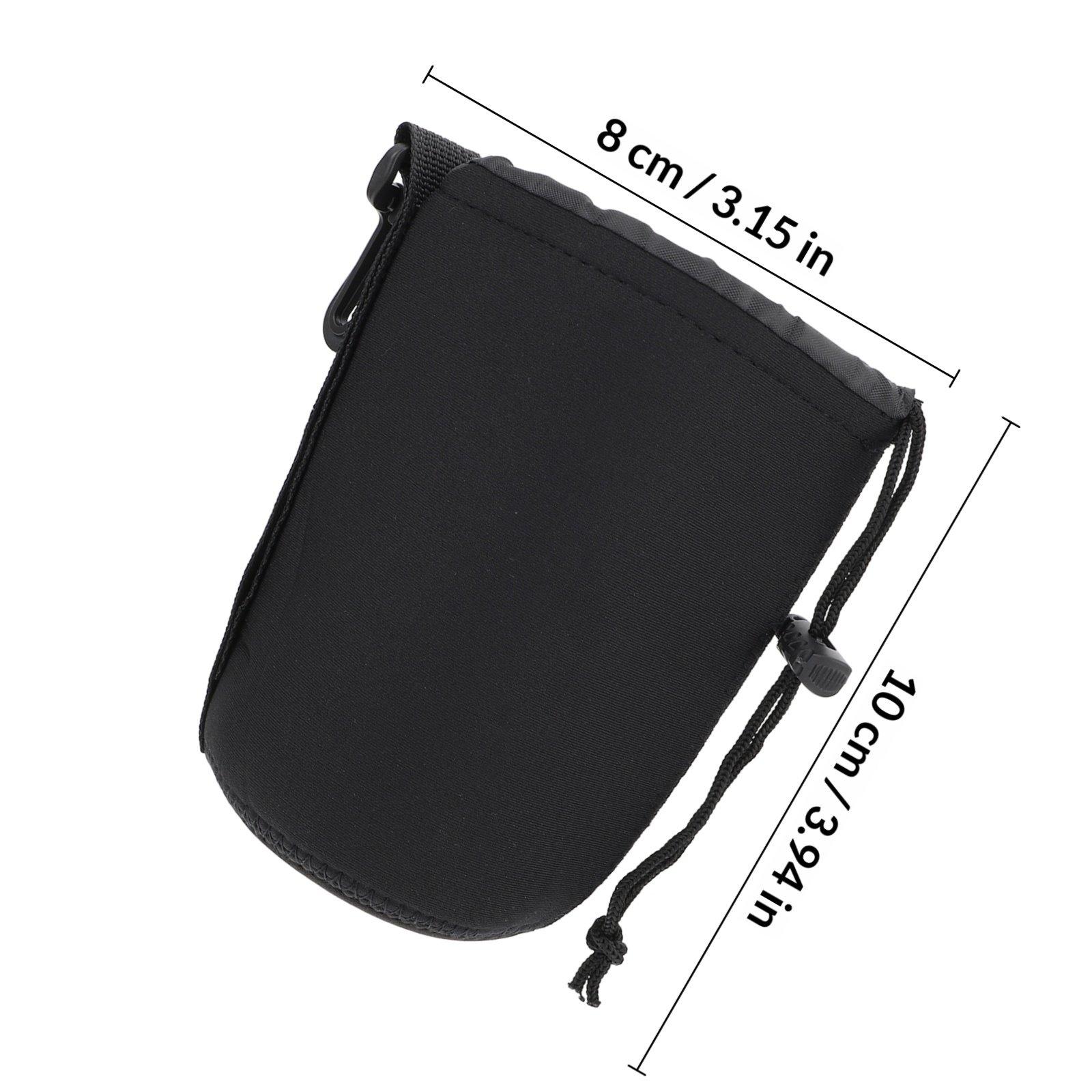 2Pcs Neoprene Camera Lens Pouch Shockproof Thermal Insulation Protective Case Black for Dslr Lens Size Up to 11Cm Length 9Cm
2Pcs Neoprene Camera Lens Pouch Shockproof Thermal Insulation Protective Case Black for Dslr Lens Size Up to 11Cm Length 9Cm