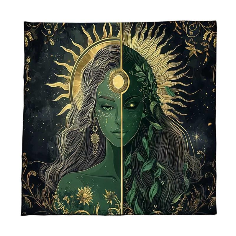 Mystical Embroidered Tarots Mat Fleece Fabric 50x50cm/60x60cm/75x75cm Compact Foldable Suitable for Own and Group 50x50cm
Mystical Embroidered Tarots Mat Fleece Fabric 50x50cm/60x60cm/75x75cm Compact Foldable Suitable for Own and Group 50x50cm