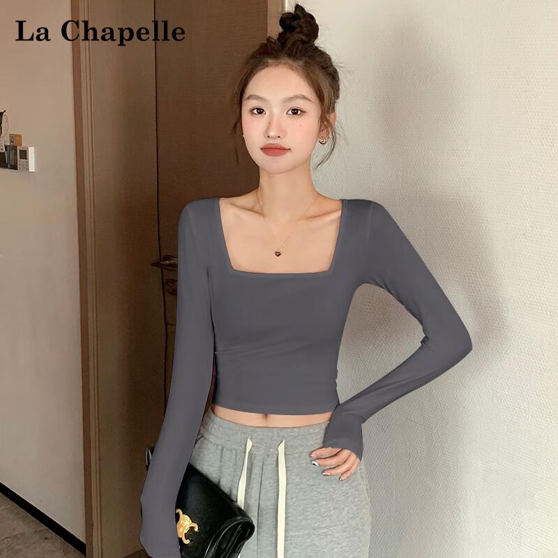 La Chapelle Women s Square Neck Slim Fit Crop Long Sleeve T-Shirt M
La Chapelle Women s Square Neck Slim Fit Crop Long Sleeve T-Shirt M