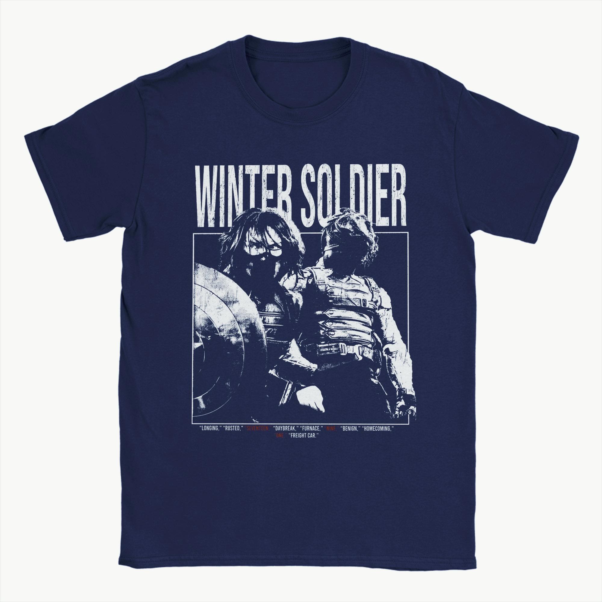 Bucky Barnes Thunderbolts Winter Soldier Sebastian Stan T-Shirts for Tee Cotton Tee Shirt O Neck T Shirts Birthday Clothes Tops 4XL
Bucky Barnes Thunderbolts Winter Soldier Sebastian Stan T-Shirts for Tee Cotton Tee Shirt O Neck T Shirts Birthday Clothes Tops 4XL