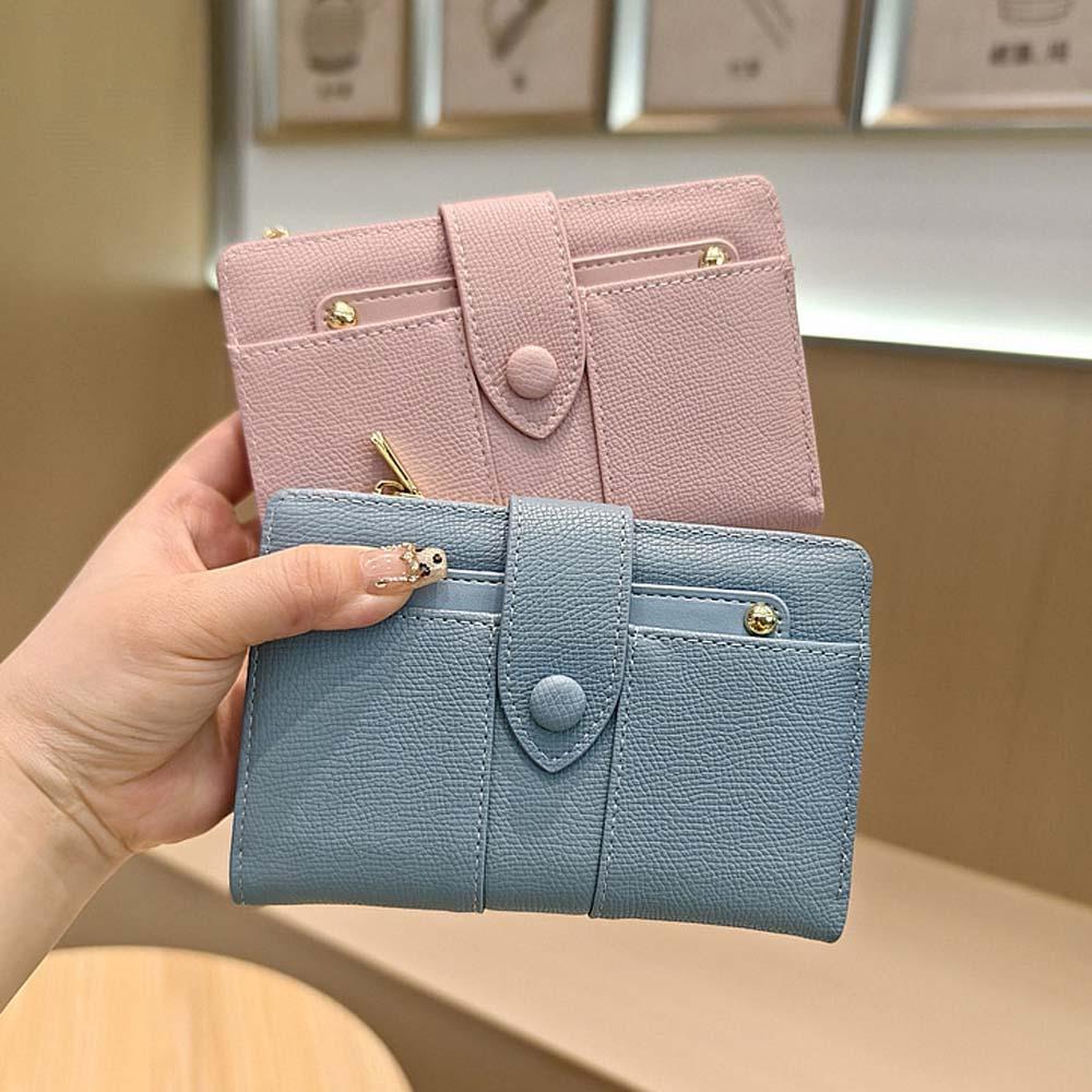 Snap Button Women Wallet Portable Lady Short PU Purses Pouch Solid Color Card Bag Dating рожевий червоний колір
Snap Button Women Wallet Portable Lady Short PU Purses Pouch Solid Color Card Bag Dating рожевий червоний колір
