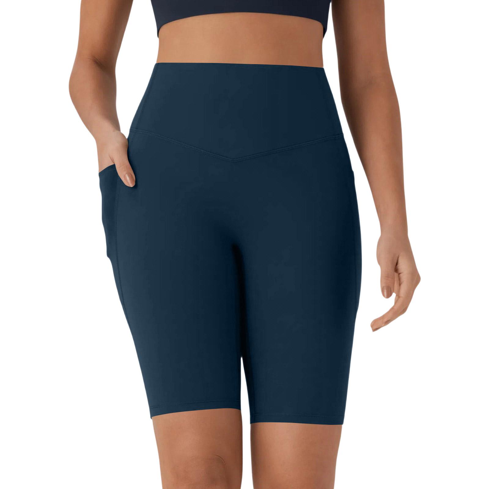 Women s High-waisted Color Yoga Shorts With Side Pockets XS
Women s High-waisted Color Yoga Shorts With Side Pockets XS