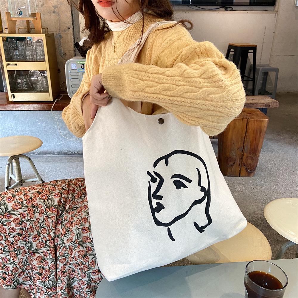 Women s Head Print Canvas Tote Bag - Large Capacity for Shopping & School грязно-белый
Women s Head Print Canvas Tote Bag - Large Capacity for Shopping & School грязно-белый