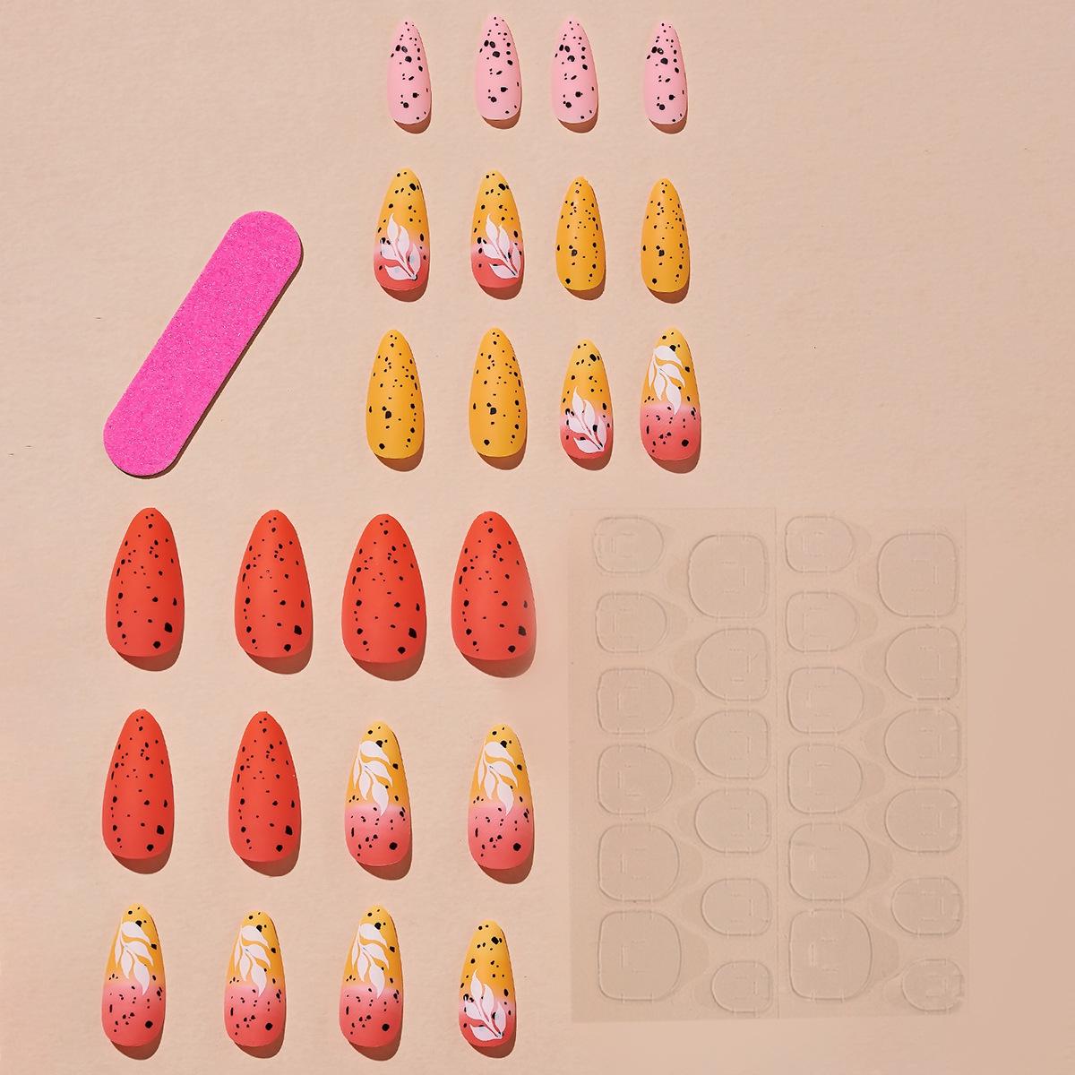 Градиентные матовые съемные патчи для ногтей миндалевидной формы
Градиентные матовые съемные патчи для ногтей миндалевидной формы