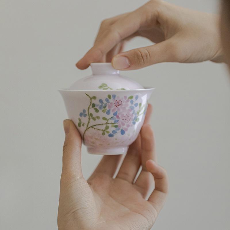 Абрикосово-розовая глазурь гайвань ручной росписи керамический набор для чая гунфу традиционная китайская чашка для заваривания домашняя чайная посуда подарок
Абрикосово-розовая глазурь гайвань ручной росписи керамический набор для чая гунфу традиционная китайская чашка для заваривания домашняя чайная посуда подарок