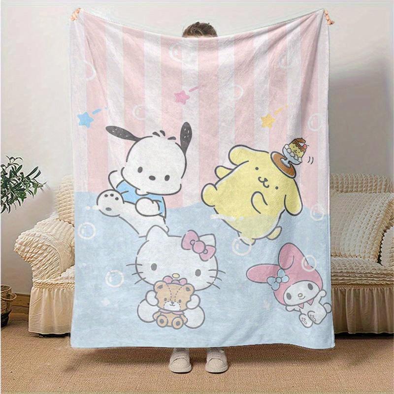 1pc, Sanrio Adorable Characters Home Decor Flannel Blanket, Perfect Gift for Bedroom, Living Room, Travel, Camping, Car, Beach, Office Nap. Ideal Sofa 130x150cm
1pc, Sanrio Adorable Characters Home Decor Flannel Blanket, Perfect Gift for Bedroom, Living Room, Travel, Camping, Car, Beach, Office Nap. Ideal Sofa 130x150cm