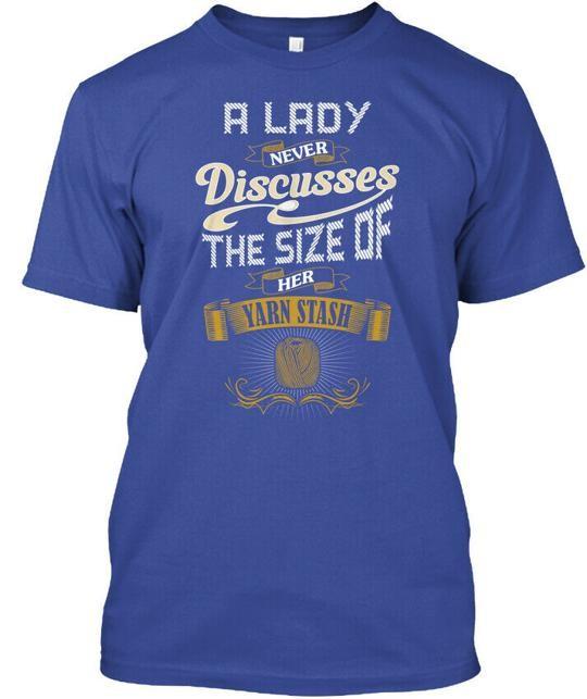 Crocheting Lovers Yarn Stash A Lady Never Discusses T-Shirt Made in USA S to 5XL L
Crocheting Lovers Yarn Stash A Lady Never Discusses T-Shirt Made in USA S to 5XL L