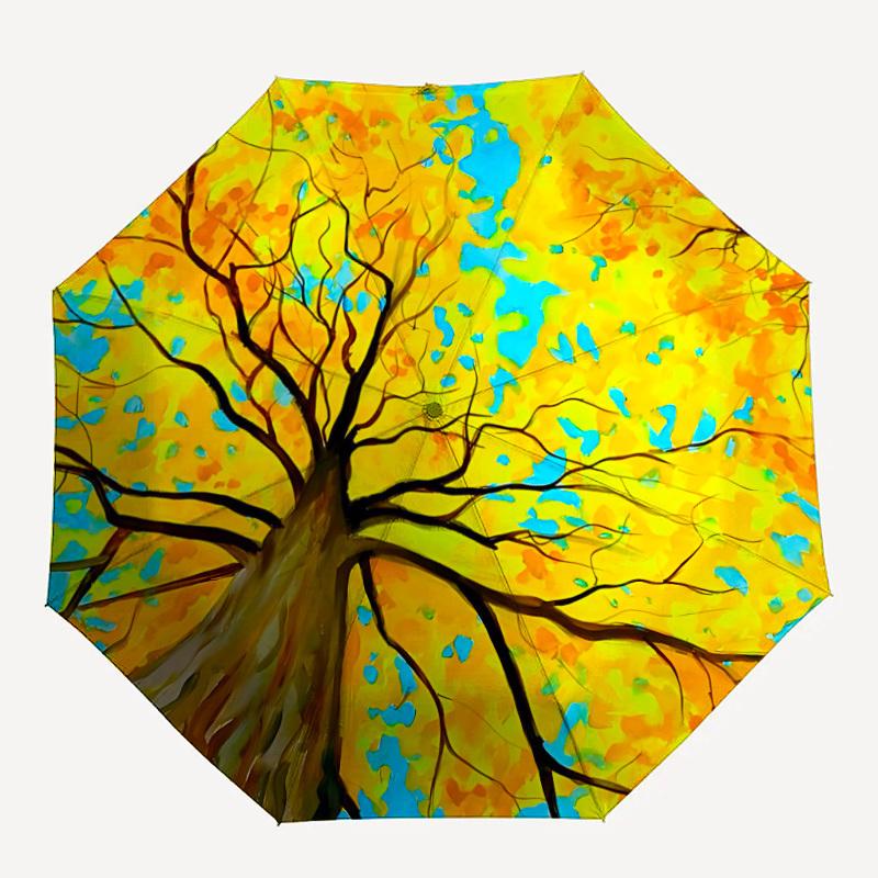 1PC Autumn Tree Golden Canopy Automatic Folding Umbrella, Portable & Foldable Design with 8 Ribs, Casual Outdoor Accessory, Umbrella for Windproof56
1PC Autumn Tree Golden Canopy Automatic Folding Umbrella, Portable & Foldable Design with 8 Ribs, Casual Outdoor Accessory, Umbrella for Windproof56