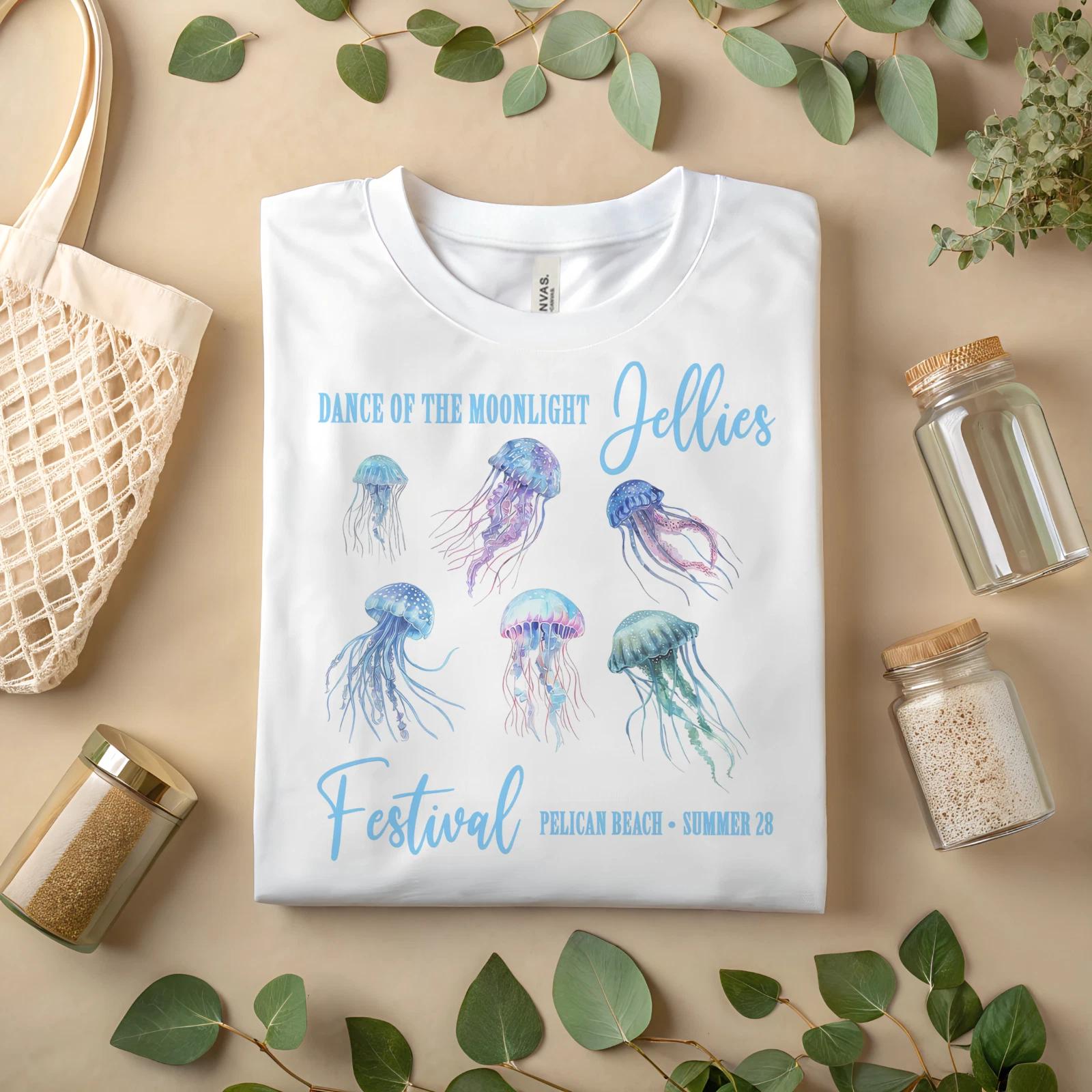 Moonlight Jellyfish Festival T-Shirt – Ocean Marine Life Graphic Tee A186 XL
Moonlight Jellyfish Festival T-Shirt – Ocean Marine Life Graphic Tee A186 XL