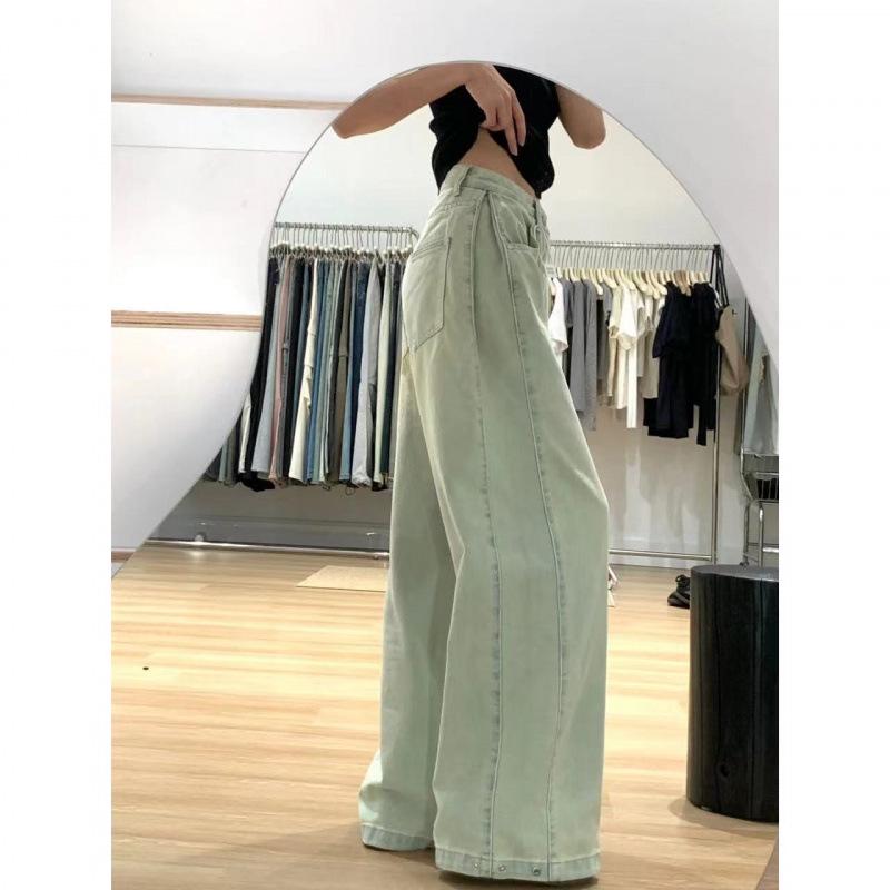 American Retro Light Wash High-Waisted Loose Straight-Leg Floor-Length Jeans S
American Retro Light Wash High-Waisted Loose Straight-Leg Floor-Length Jeans S
