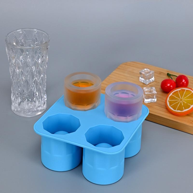 Silicone Square Four Compartment Ice Cup Mold Edible Ice Cup Ice Tray Maker Summer DIY Ice Making Mould Kitchen Bar
Silicone Square Four Compartment Ice Cup Mold Edible Ice Cup Ice Tray Maker Summer DIY Ice Making Mould Kitchen Bar