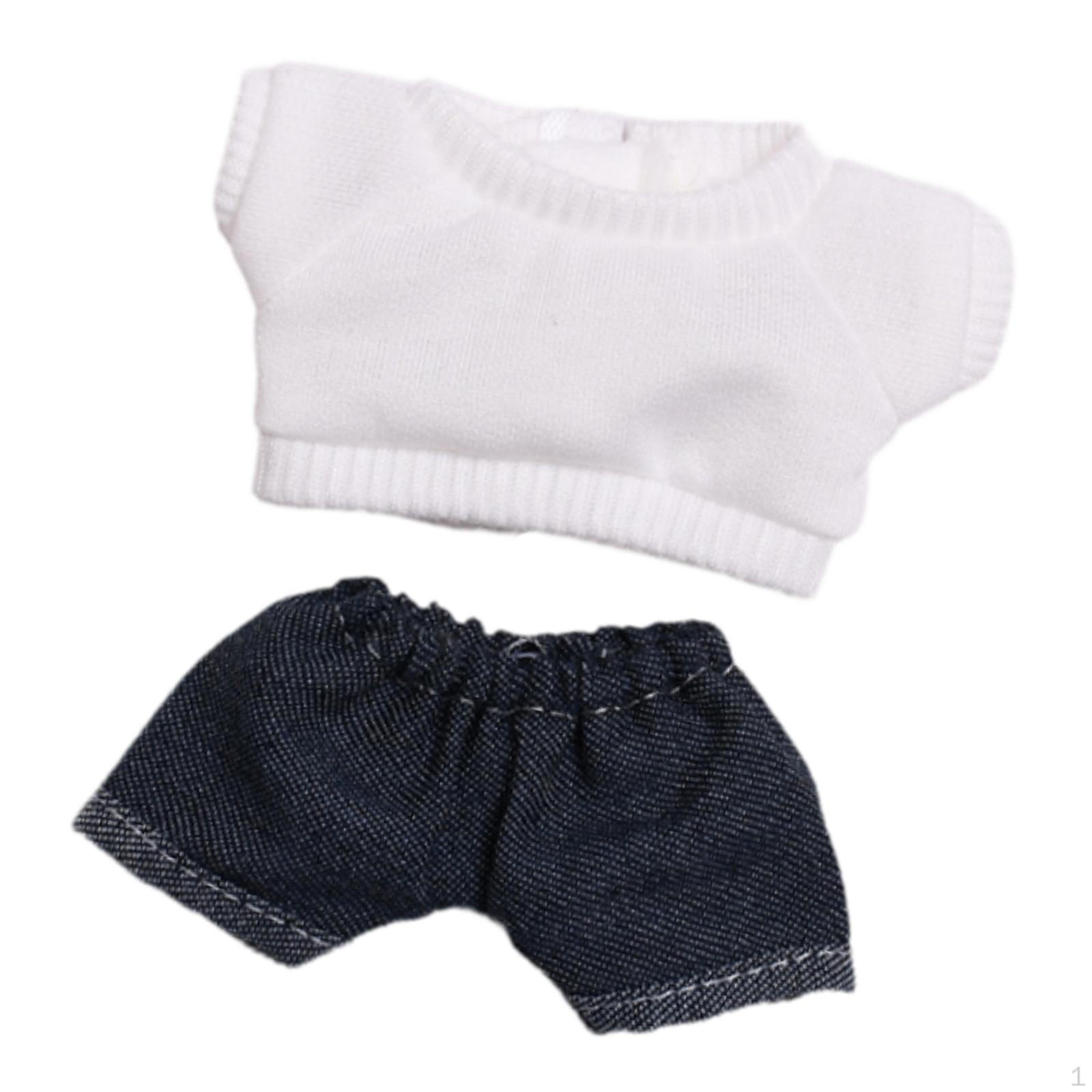 2 шт. Мини 6-дюймовая кукольная одежда DIY Игрушка Аксессуары Одежда для девочек Подарочные брюки для девочек White T shirt
2 шт. Мини 6-дюймовая кукольная одежда DIY Игрушка Аксессуары Одежда для девочек Подарочные брюки для девочек White T shirt