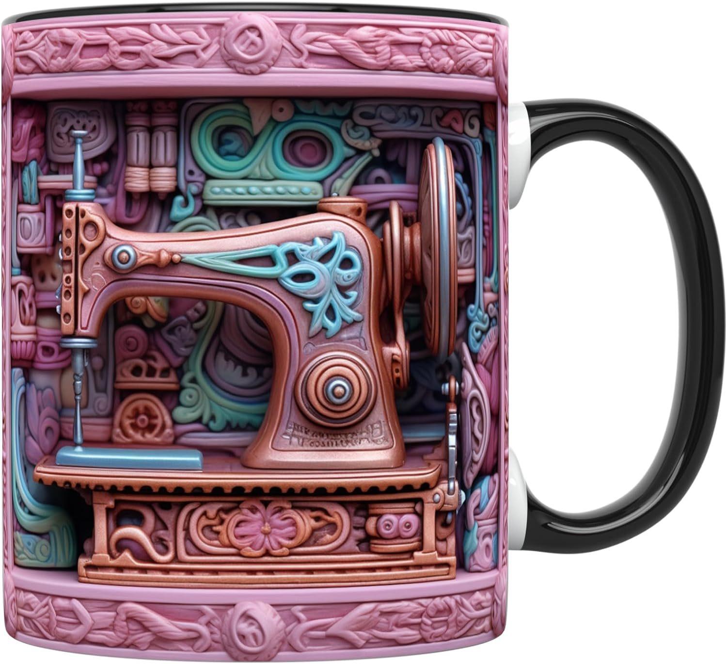 3D Sewing Machine Ceramic Coffee Mark Cup Tea Cup New Birthday Gift Sewing Machine Black And White 301-400ml білий
3D Sewing Machine Ceramic Coffee Mark Cup Tea Cup New Birthday Gift Sewing Machine Black And White 301-400ml білий