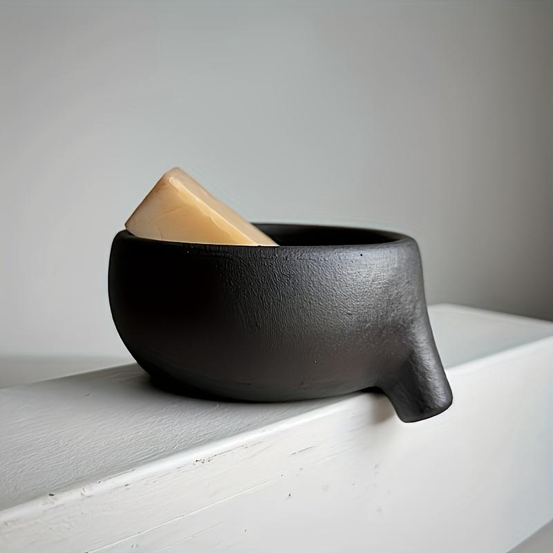 1Pc Matte Black ABS Draining Bowl 2-Purpose Sponge Holder Soap Dish Durable Bathroom Kitchen Organizer Drainage Countertop Decor
1Pc Matte Black ABS Draining Bowl 2-Purpose Sponge Holder Soap Dish Durable Bathroom Kitchen Organizer Drainage Countertop Decor