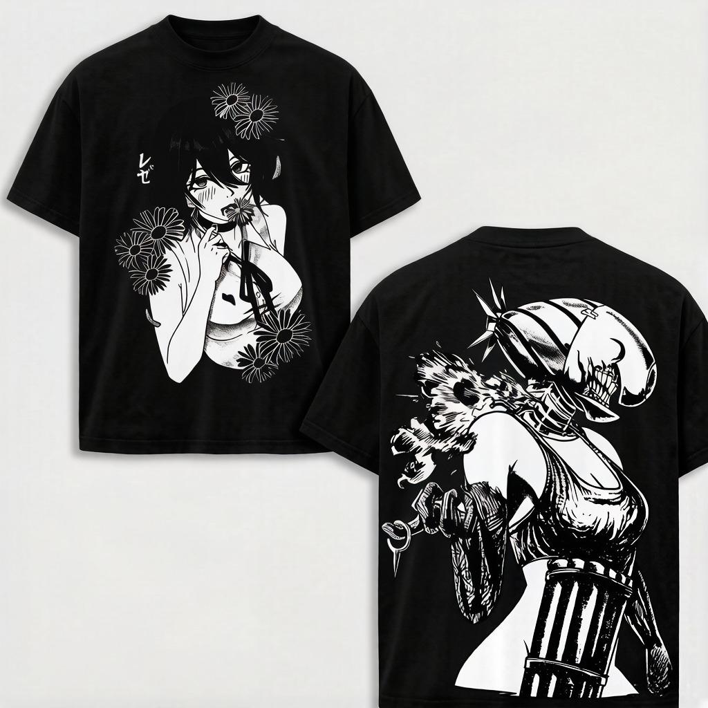 The Iron Saw Man Reza Animation T-shirt Retro Gothic T-shirt Men s and Women s Clothing Short-sleeved Cotton T-shirt Top 3XL
The Iron Saw Man Reza Animation T-shirt Retro Gothic T-shirt Men s and Women s Clothing Short-sleeved Cotton T-shirt Top 3XL