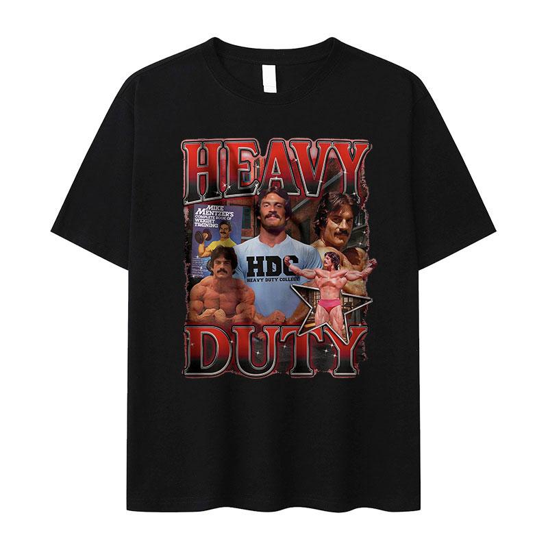 Heavy Duty Mike Mentzer Graphic T Shirt Bodybuilders Retro Fashion Short Sleeve T-shirts Men s Clothing Oversized Cotton T-shirt 4XL
Heavy Duty Mike Mentzer Graphic T Shirt Bodybuilders Retro Fashion Short Sleeve T-shirts Men s Clothing Oversized Cotton T-shirt 4XL