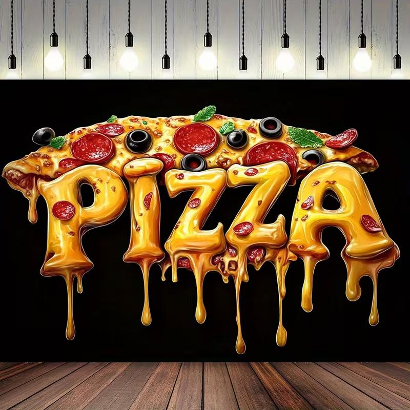 2D Pepperoni Pizza Melting Cheese Print Tapestry Wall Backdrop 47.2x31.5inch/120*80cm
2D Pepperoni Pizza Melting Cheese Print Tapestry Wall Backdrop 47.2x31.5inch/120*80cm