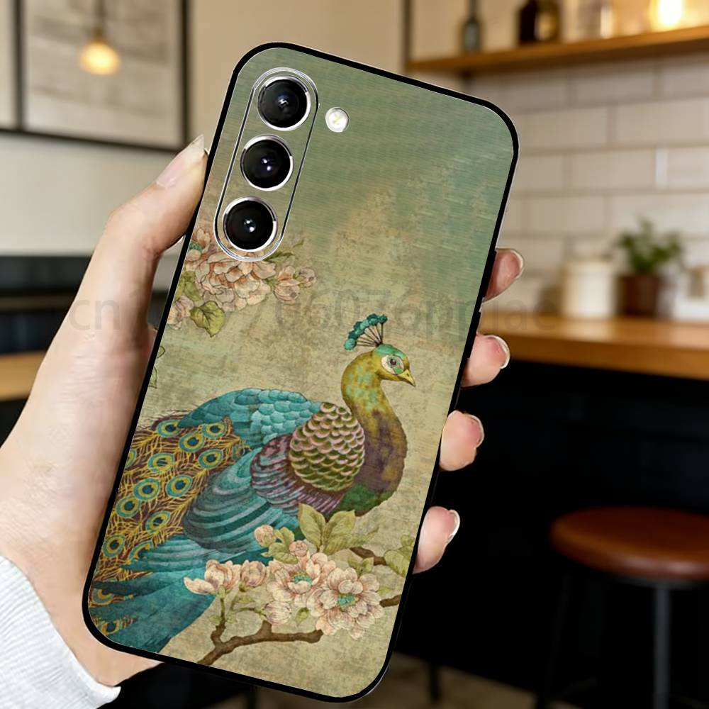 Peacock Feathers Phone Case For Samsung S20,21,22,23,24,25,26 Ultra,Plus,Black Soft Cover Samsung S21plus
Peacock Feathers Phone Case For Samsung S20,21,22,23,24,25,26 Ultra,Plus,Black Soft Cover Samsung S21plus