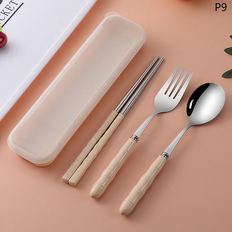 Наборы из 3 предметов: палочки для еды, ложки, вилки из нержавеющей стали, портативная многоразовая дорожная посуда для пикника с коробкой
Наборы из 3 предметов: палочки для еды, ложки, вилки из нержавеющей стали, портативная многоразовая дорожная посуда для пикника с коробкой