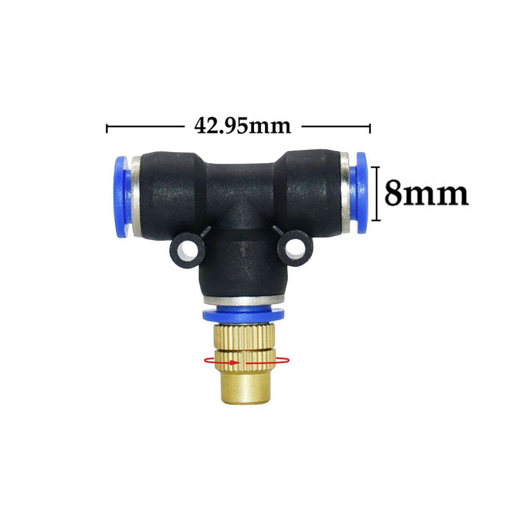 Outdoor Misting Nozzles 8mm Straight Push Lock Joint For Garden Irrigation Watering Sprinkler
Outdoor Misting Nozzles 8mm Straight Push Lock Joint For Garden Irrigation Watering Sprinkler