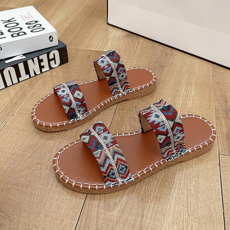 Fashion 2025 Summer New Bohemian Style Flat Sandals for Plus Size Women Beach Ready with Trendy Elements Anti-slip Big Size shoes 43 43
Fashion 2025 Summer New Bohemian Style Flat Sandals for Plus Size Women Beach Ready with Trendy Elements Anti-slip Big Size shoes 43 43