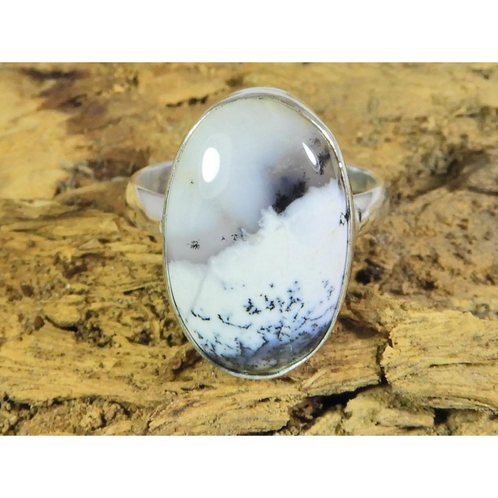 Natural Dendrite Opal Gemstone 925 Solid Sterling Silver Ring Size US-8 PG-226
Natural Dendrite Opal Gemstone 925 Solid Sterling Silver Ring Size US-8 PG-226