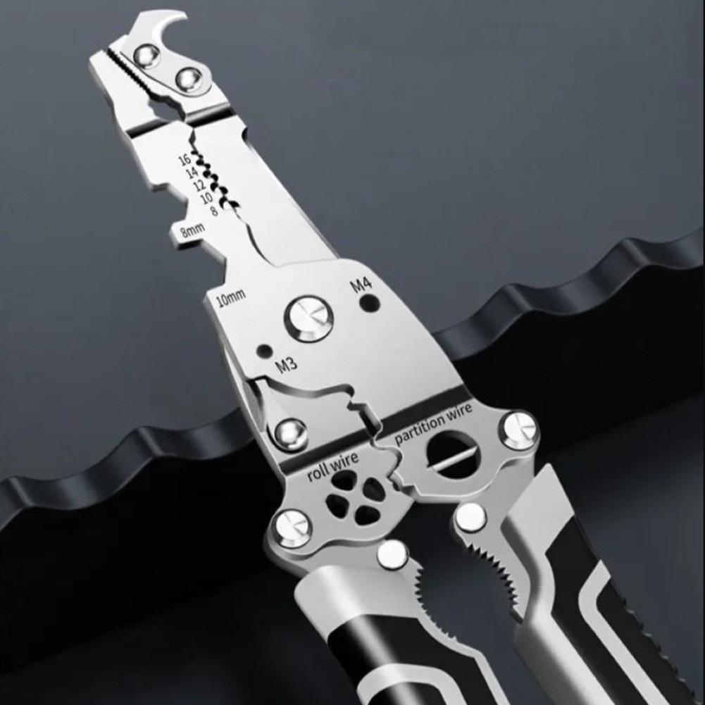 Electrician 18 in 1 Foldable Wire Stripper with Rubber Wrapped Handle for Precision Wire Stripping and Cutting China Mainland
Electrician 18 in 1 Foldable Wire Stripper with Rubber Wrapped Handle for Precision Wire Stripping and Cutting China Mainland