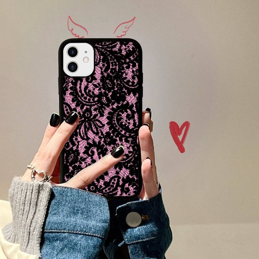 Lace Style Cool Girl Phone Case Wireless Charging PC+TPU For IPhone 11 12 13 14 15 16 17 Pro Max Plus Case iPhone 17 Pro
Lace Style Cool Girl Phone Case Wireless Charging PC+TPU For IPhone 11 12 13 14 15 16 17 Pro Max Plus Case iPhone 17 Pro