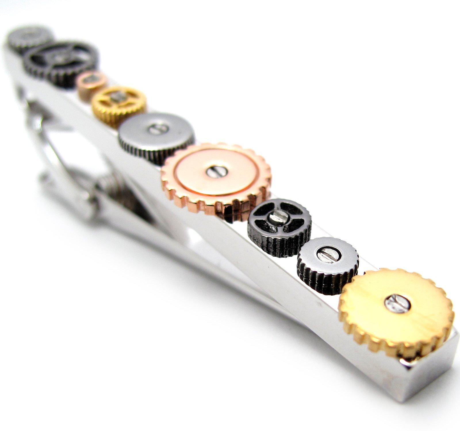 TATEOSSIAN Gear Square Tie Bar Gear Mechanical Machine Gift Present Stylish Metal (Rhodium) Men s
TATEOSSIAN Gear Square Tie Bar Gear Mechanical Machine Gift Present Stylish Metal (Rhodium) Men s