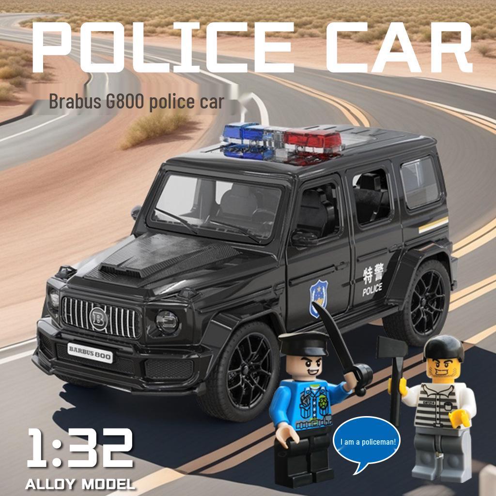 Jianyuan Brabus G800 SWAT Сплав 1:32 Игрушка полицейская машина с инерционным механизмом
Jianyuan Brabus G800 SWAT Сплав 1:32 Игрушка полицейская машина с инерционным механизмом