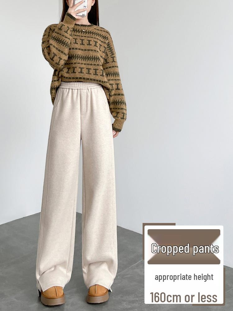 High-Waisted Herringbone Warm Lined Cropped Pants: Autumn/Winter Loose Fit Daily Wear, 2025 Edition. XL (126-140 lbs)
High-Waisted Herringbone Warm Lined Cropped Pants: Autumn/Winter Loose Fit Daily Wear, 2025 Edition. XL (126-140 lbs)