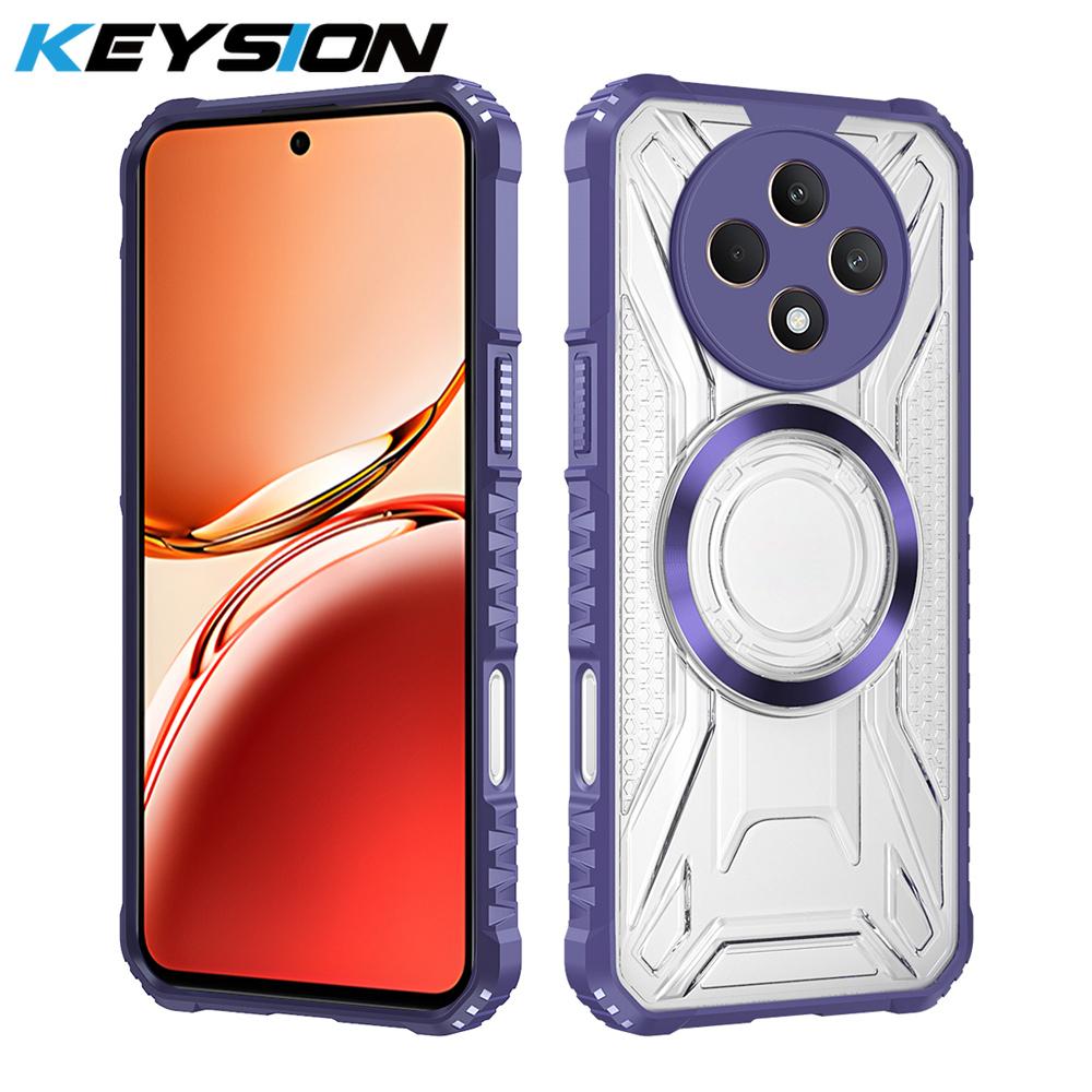 KEYSION Прозрачный магнитный чехол для TECNO Spark 30C 4G Силикон+ПК Сверхпрочный противоударный чехол для телефона для Tecno Spark 30 Pro 4G for Spark 30 Pro фиолетовый
KEYSION Прозрачный магнитный чехол для TECNO Spark 30C 4G Силикон+ПК Сверхпрочный противоударный чехол для телефона для Tecno Spark 30 Pro 4G for Spark 30 Pro фиолетовый