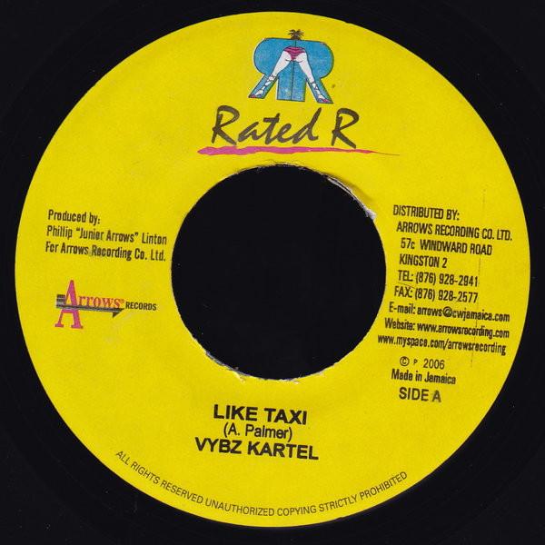 7inch Record VYBZ KARTEL / GREG HINDS - Like Taxi / Fight War Alone NONE Rated R 2006 Jamaica Reggae, Ska & Dub Used
7inch Record VYBZ KARTEL / GREG HINDS - Like Taxi / Fight War Alone NONE Rated R 2006 Jamaica Reggae, Ska & Dub Used