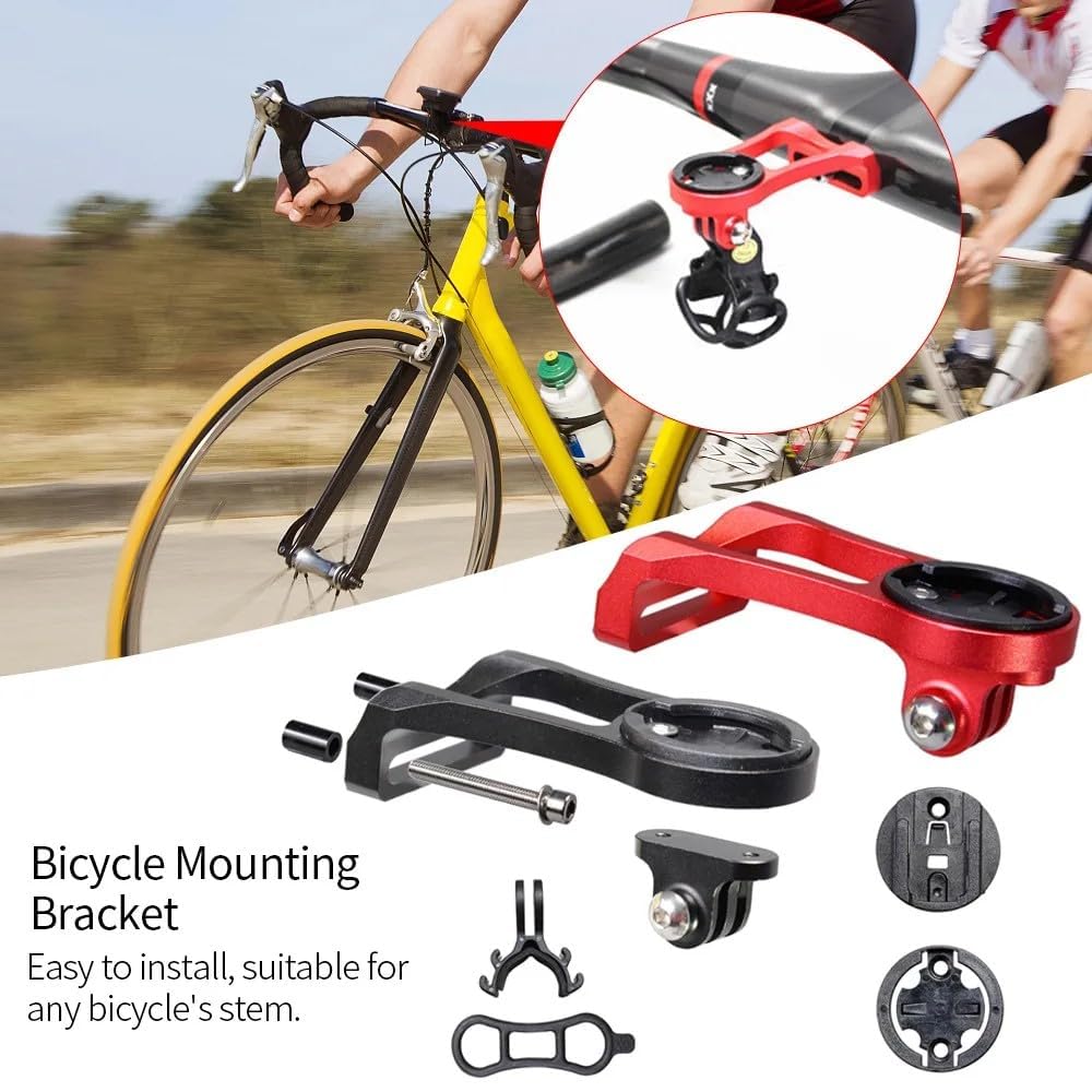 FZCSPEED Adjustable Out-Front Bicycle Mount - Aluminum Cycling Computer Mount Compatible for Garmin, Bryton, GoPro красный
FZCSPEED Adjustable Out-Front Bicycle Mount - Aluminum Cycling Computer Mount Compatible for Garmin, Bryton, GoPro красный