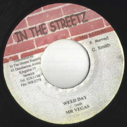 7inch Record MR. VEGAS - Weed Day NONE In The Streetz 2003 Jamaica Reggae, Ska & Dub Used
7inch Record MR. VEGAS - Weed Day NONE In The Streetz 2003 Jamaica Reggae, Ska & Dub Used