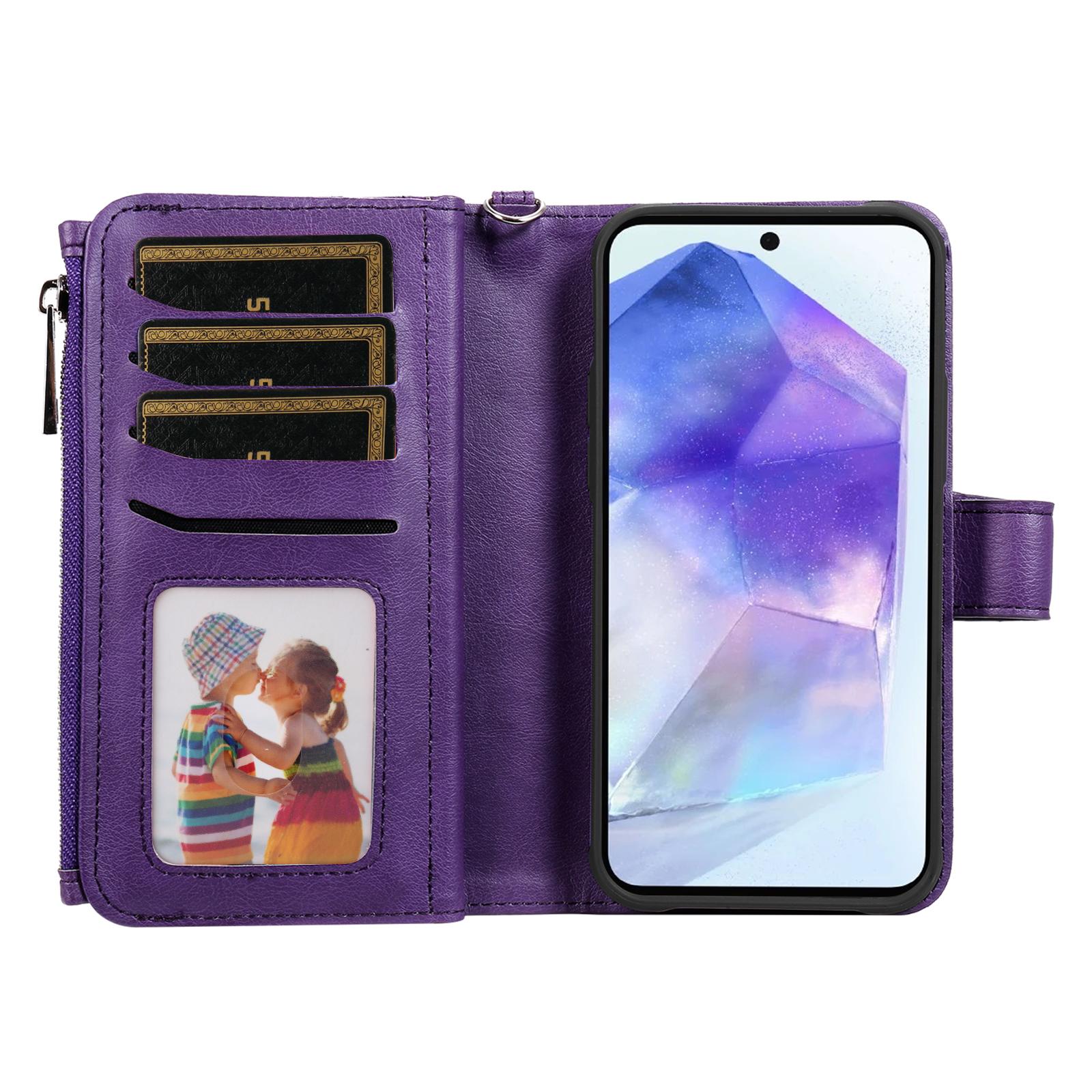 For Samsung Galaxy A55 5G Magnetic Leather Case Mobile Cover with Detachable Zipper Wallet Strap Rose Gold
For Samsung Galaxy A55 5G Magnetic Leather Case Mobile Cover with Detachable Zipper Wallet Strap Rose Gold